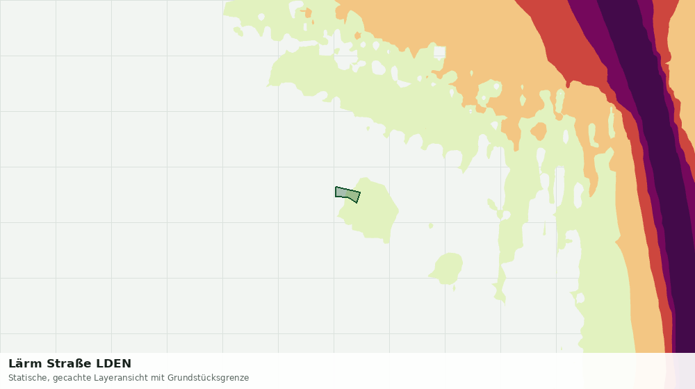 Statische Kartenansicht: Lärm Straße LDEN