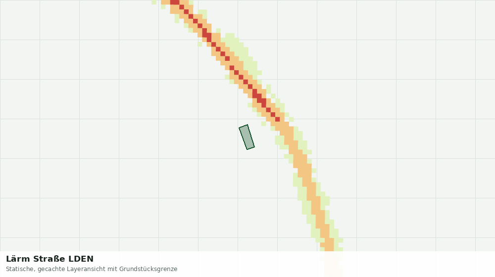 Statische Kartenansicht: Lärm Straße LDEN