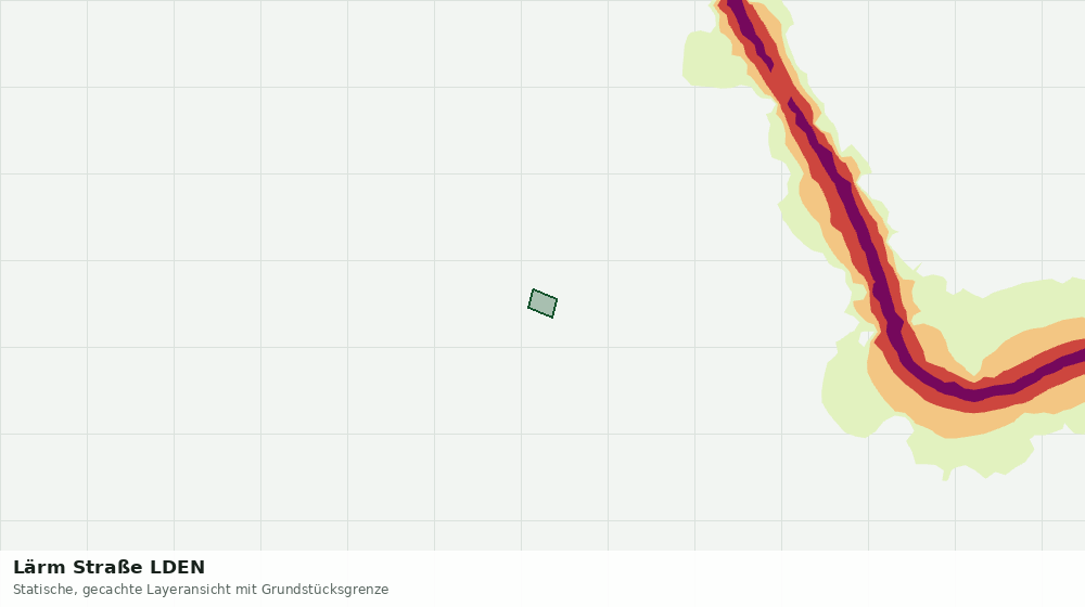 Statische Kartenansicht: Lärm Straße LDEN