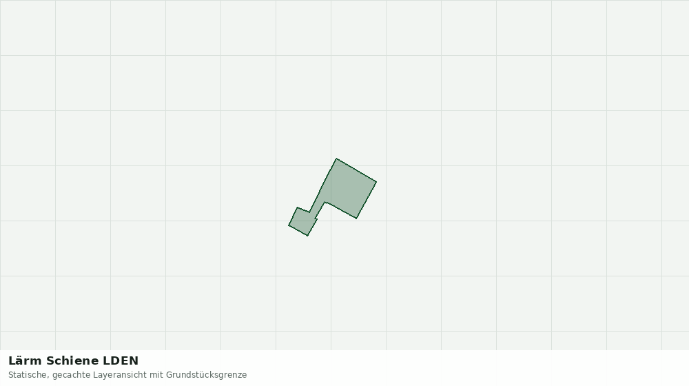 Statische Kartenansicht: Lärm Schiene LDEN