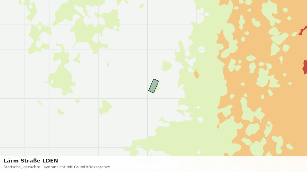 Statische Kartenansicht: Lärm Straße LDEN