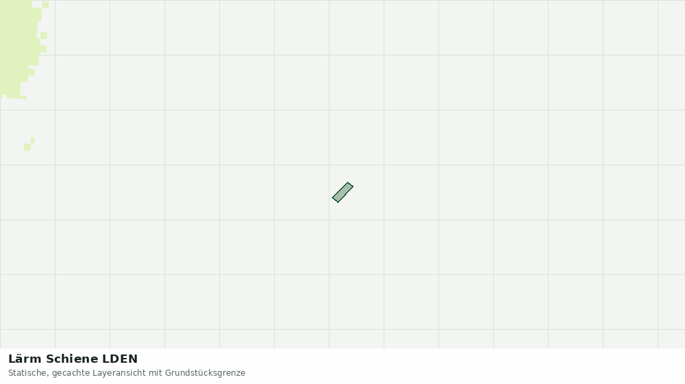 Statische Kartenansicht: Lärm Schiene LDEN
