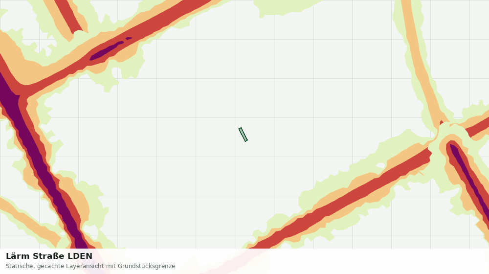 Statische Kartenansicht: Lärm Straße LDEN