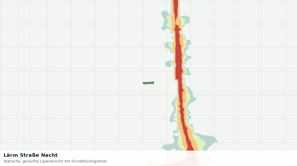 Statische Kartenansicht: Lärm Straße Nacht