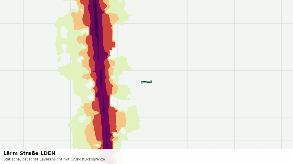 Statische Kartenansicht: Lärm Straße LDEN