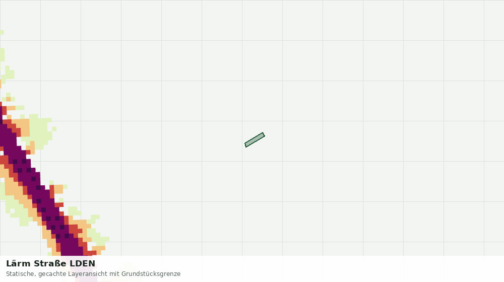 Statische Kartenansicht: Lärm Straße LDEN
