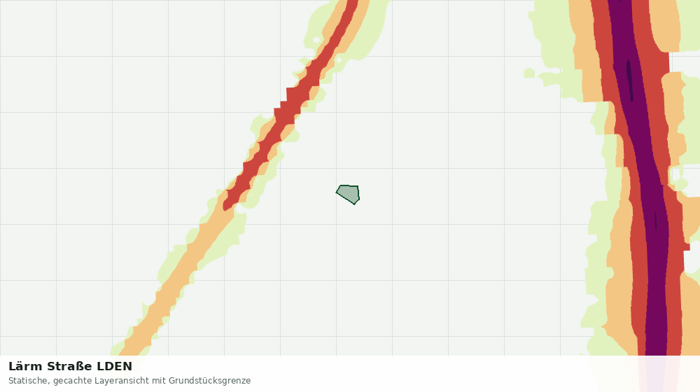 Statische Kartenansicht: Lärm Straße LDEN