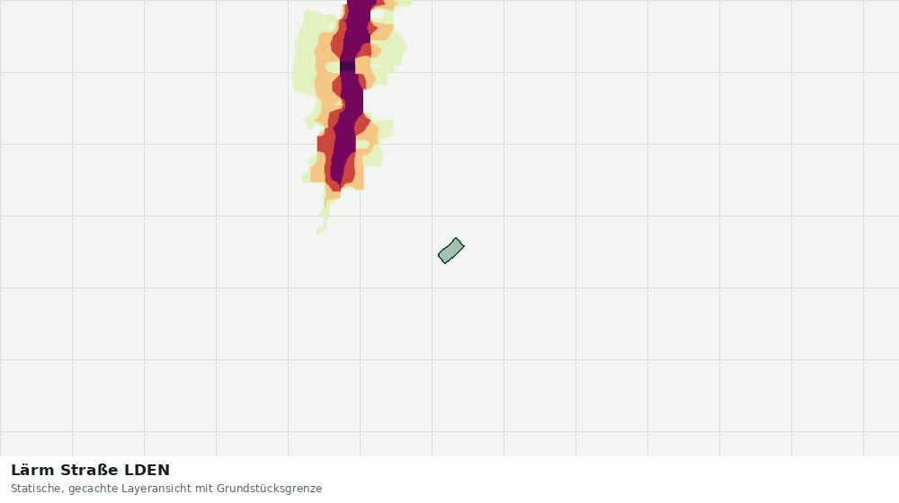 Statische Kartenansicht: Lärm Straße LDEN