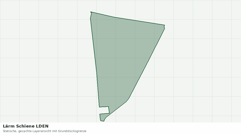 Statische Kartenansicht: Lärm Schiene LDEN