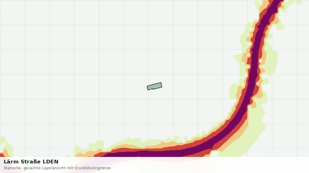 Statische Kartenansicht: Lärm Straße LDEN