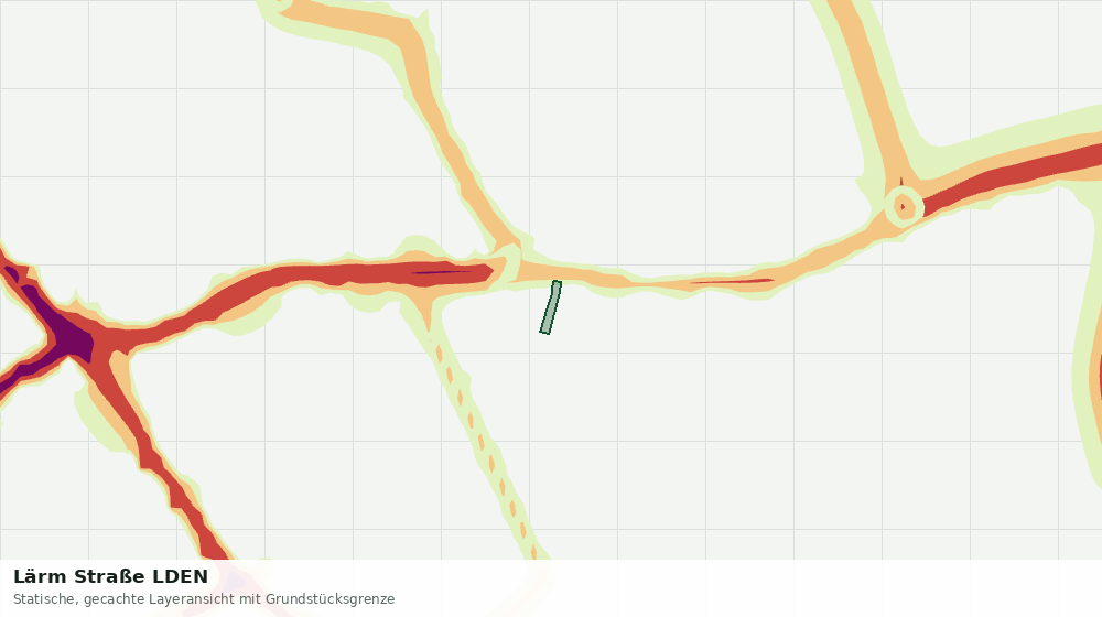 Statische Kartenansicht: Lärm Straße LDEN
