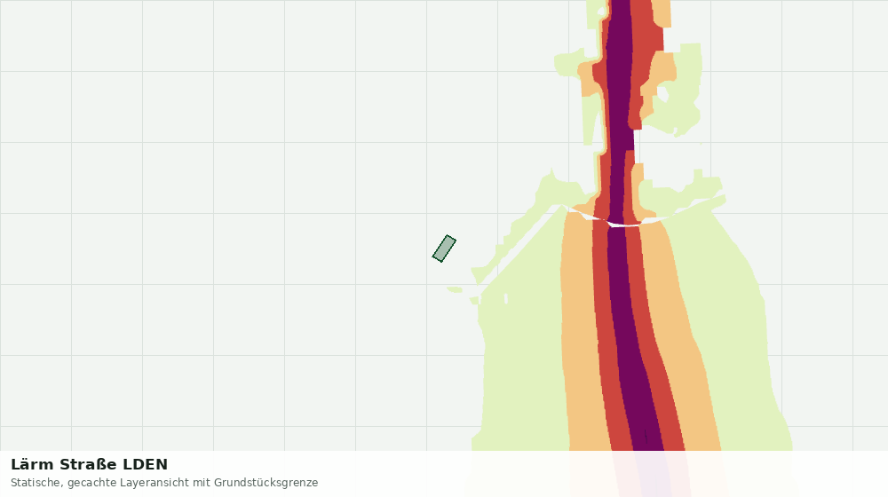 Statische Kartenansicht: Lärm Straße LDEN