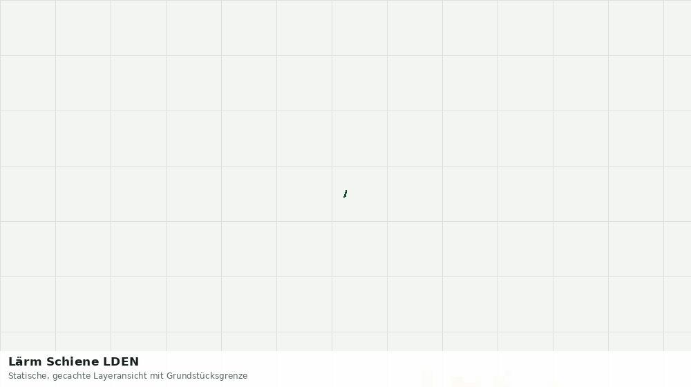 Statische Kartenansicht: Lärm Schiene LDEN