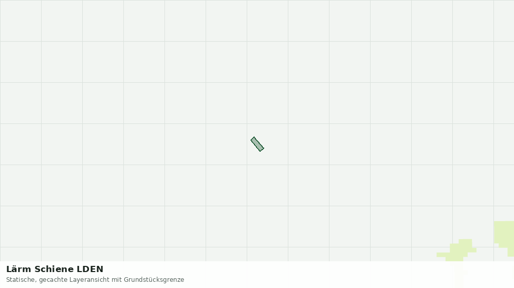 Statische Kartenansicht: Lärm Schiene LDEN