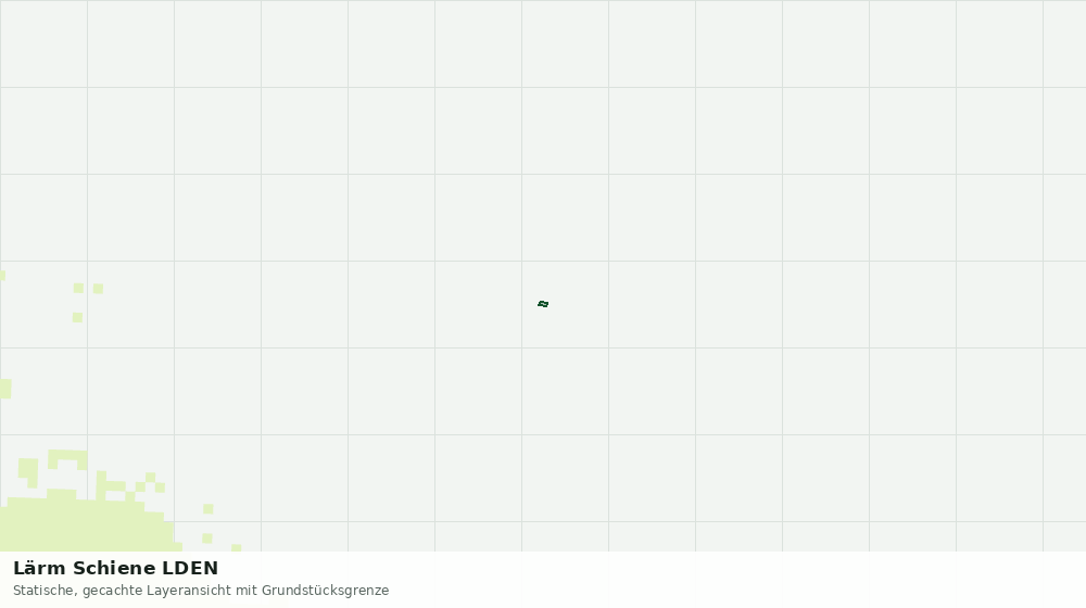 Statische Kartenansicht: Lärm Schiene LDEN