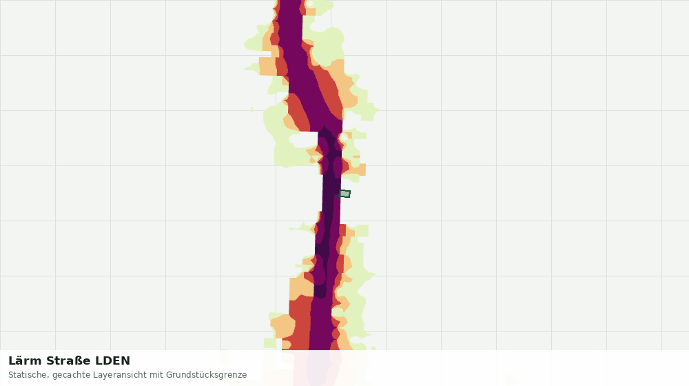Statische Kartenansicht: Lärm Straße LDEN
