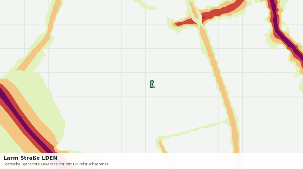 Statische Kartenansicht: Lärm Straße LDEN
