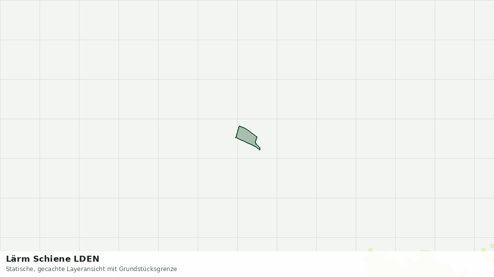 Statische Kartenansicht: Lärm Schiene LDEN