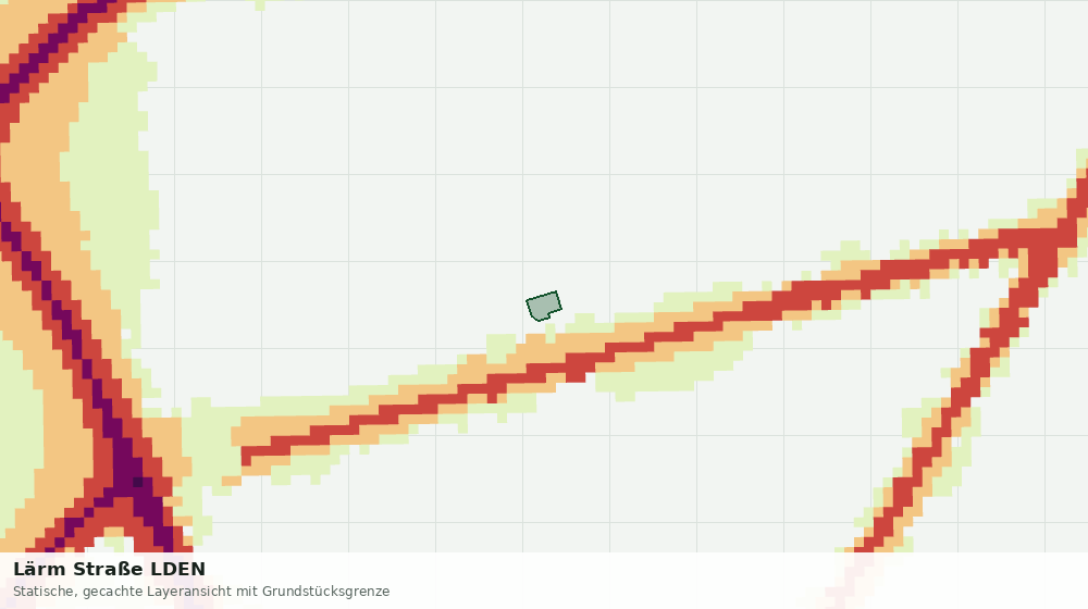 Statische Kartenansicht: Lärm Straße LDEN