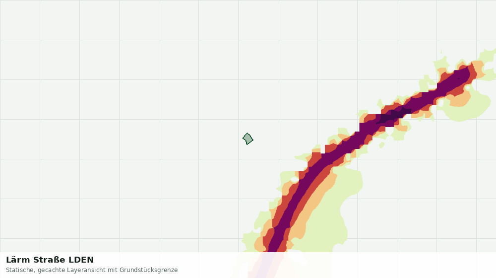 Statische Kartenansicht: Lärm Straße LDEN