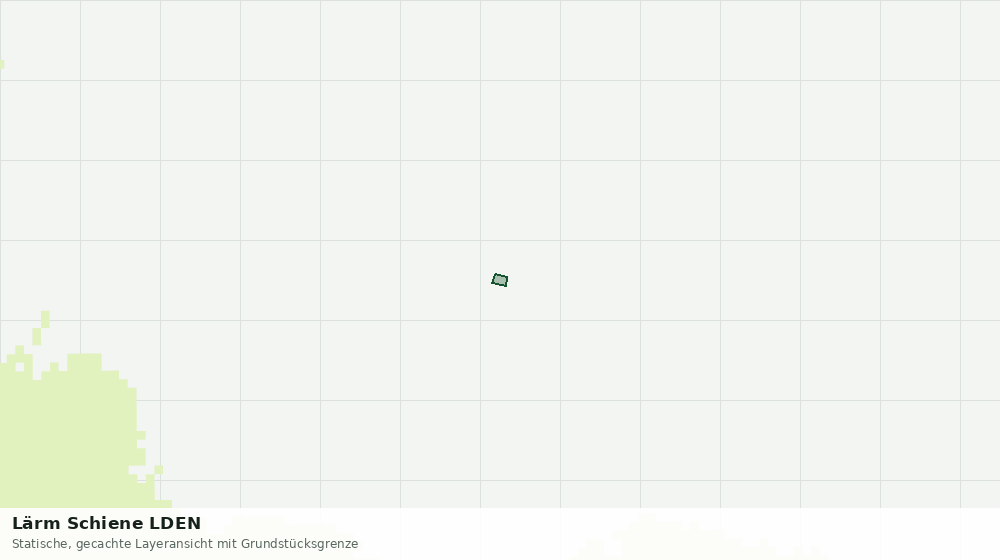Statische Kartenansicht: Lärm Schiene LDEN