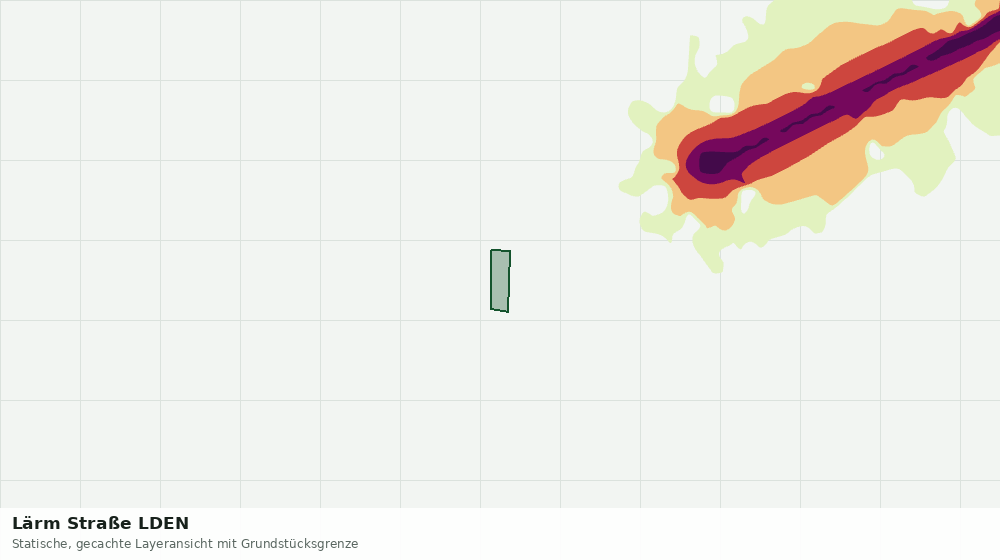 Statische Kartenansicht: Lärm Straße LDEN