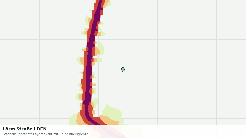 Statische Kartenansicht: Lärm Straße LDEN
