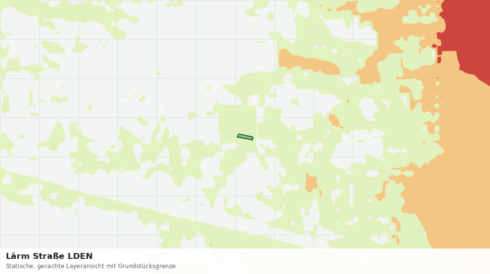 Statische Kartenansicht: Lärm Straße LDEN