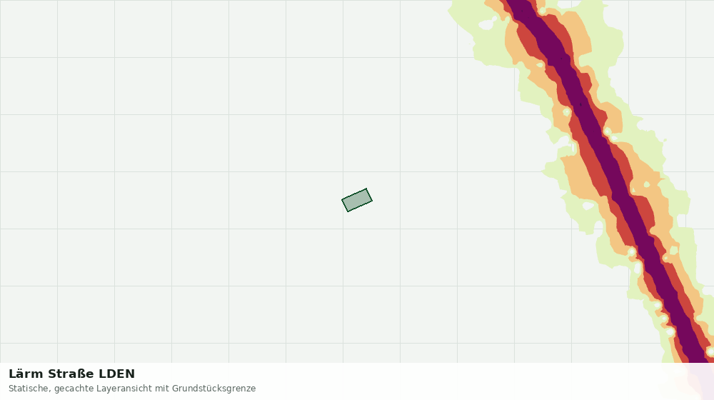 Statische Kartenansicht: Lärm Straße LDEN