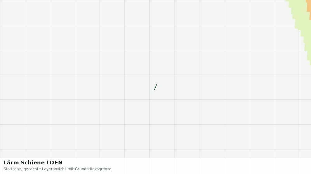 Statische Kartenansicht: Lärm Schiene LDEN