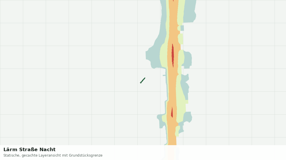 Statische Kartenansicht: Lärm Straße Nacht