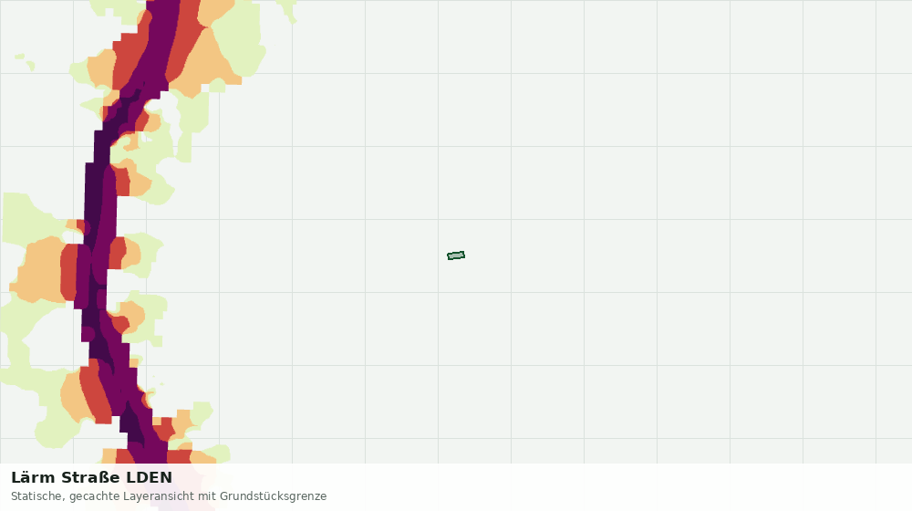Statische Kartenansicht: Lärm Straße LDEN