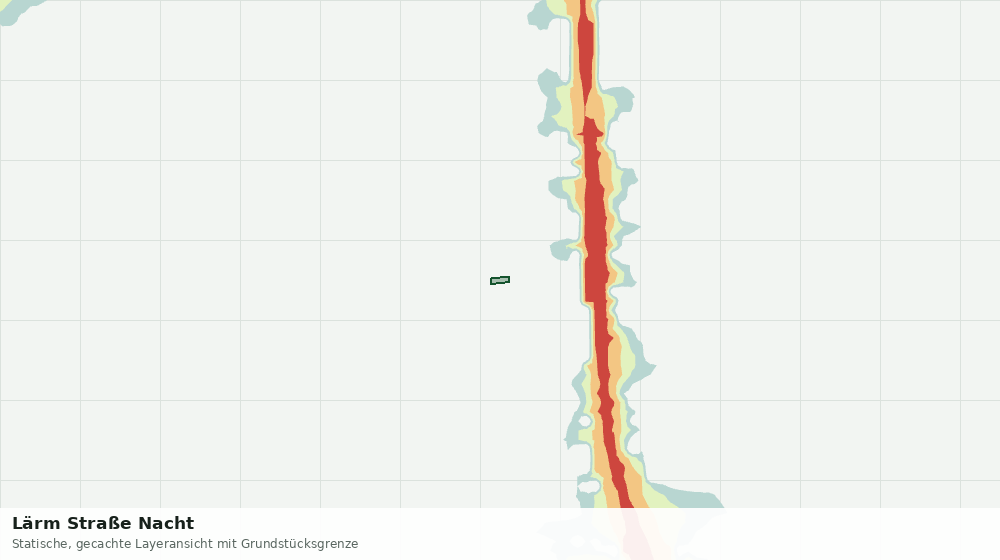 Statische Kartenansicht: Lärm Straße Nacht