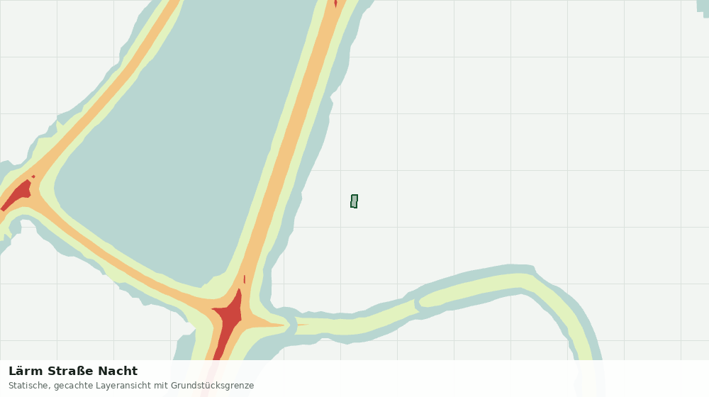Statische Kartenansicht: Lärm Straße Nacht