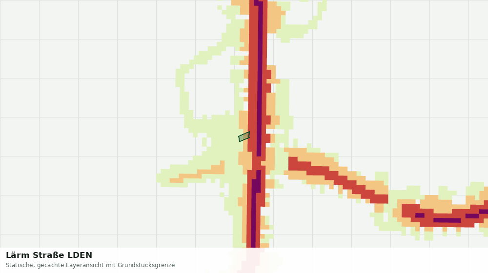 Statische Kartenansicht: Lärm Straße LDEN