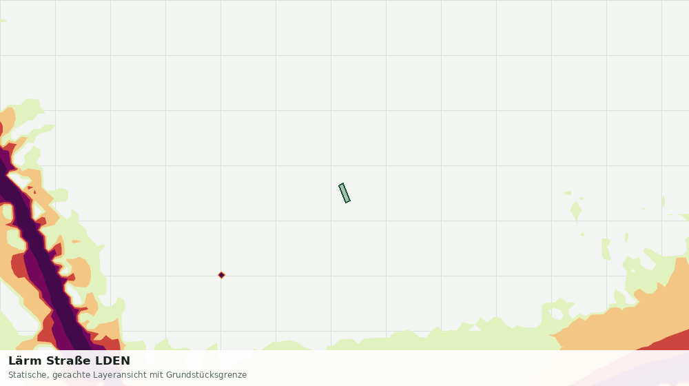 Statische Kartenansicht: Lärm Straße LDEN