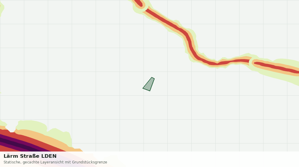 Statische Kartenansicht: Lärm Straße LDEN