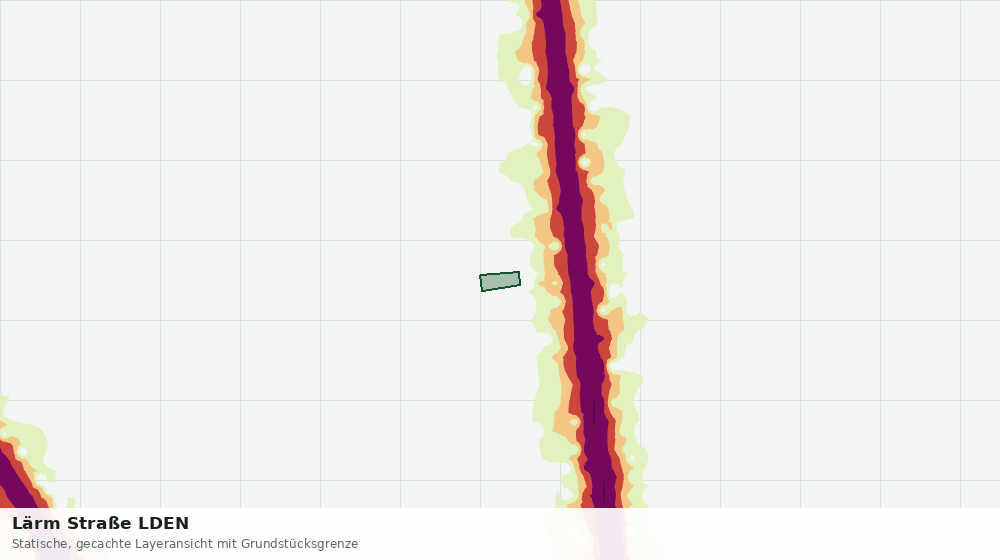 Statische Kartenansicht: Lärm Straße LDEN