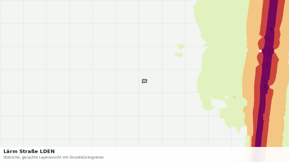 Statische Kartenansicht: Lärm Straße LDEN