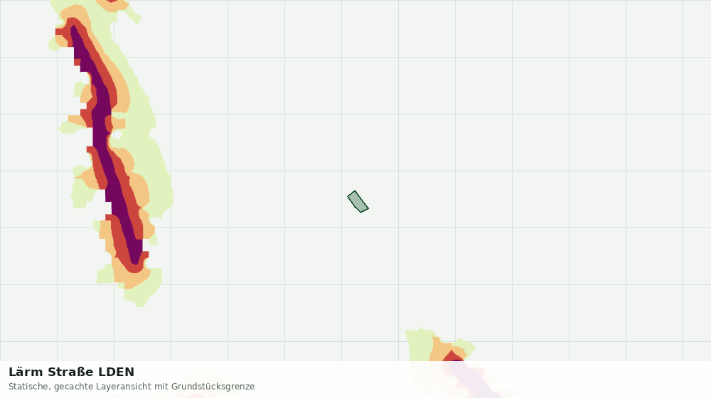 Statische Kartenansicht: Lärm Straße LDEN