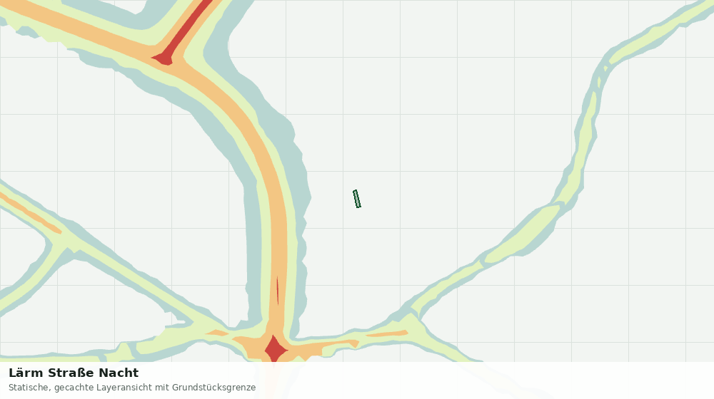 Statische Kartenansicht: Lärm Straße Nacht