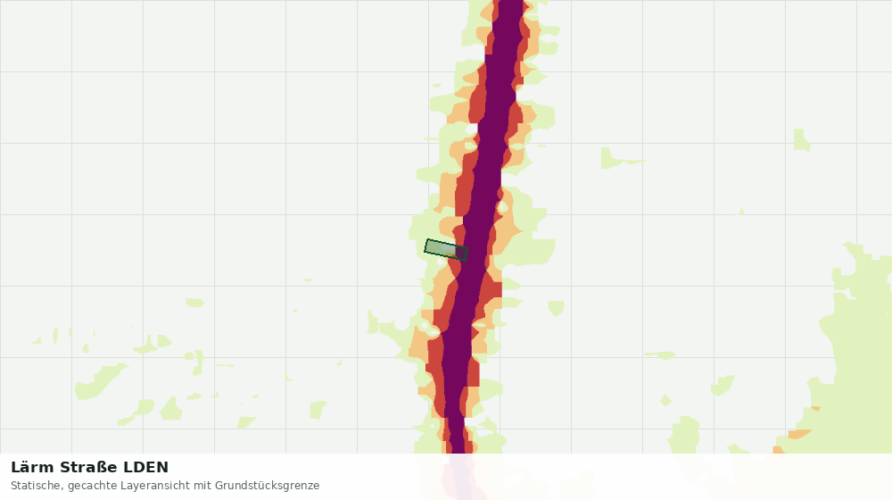 Statische Kartenansicht: Lärm Straße LDEN