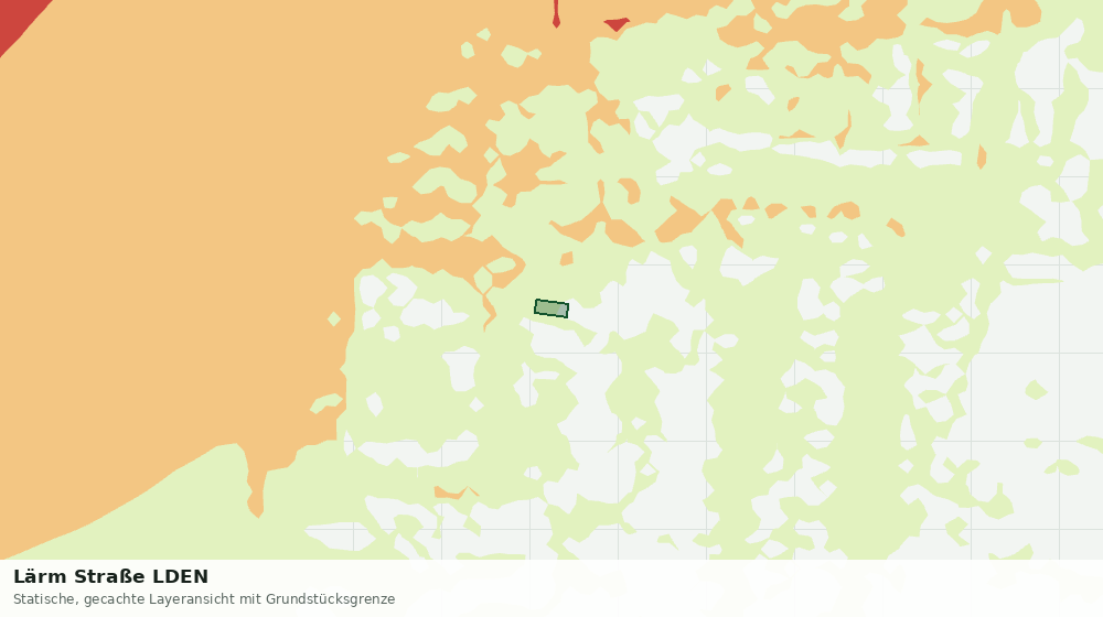 Statische Kartenansicht: Lärm Straße LDEN