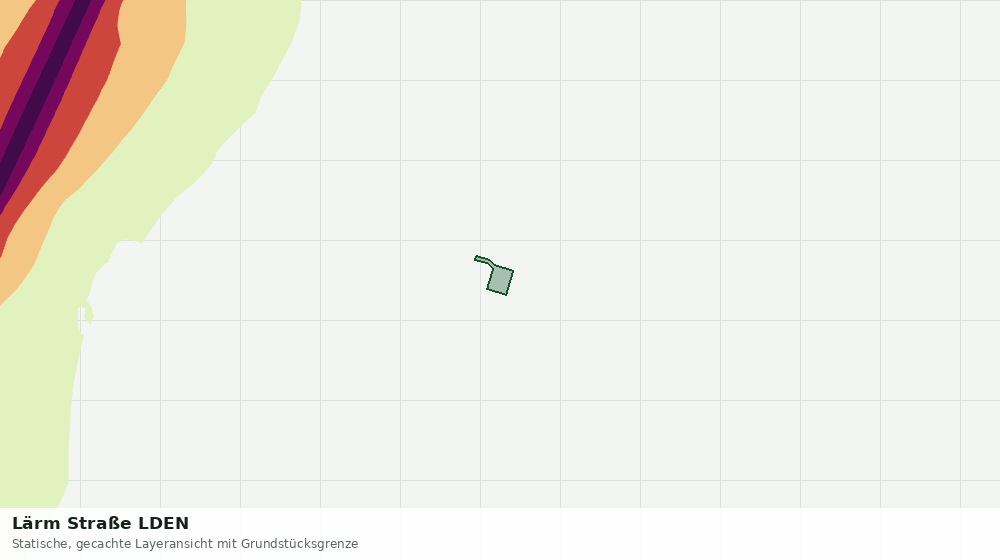 Statische Kartenansicht: Lärm Straße LDEN