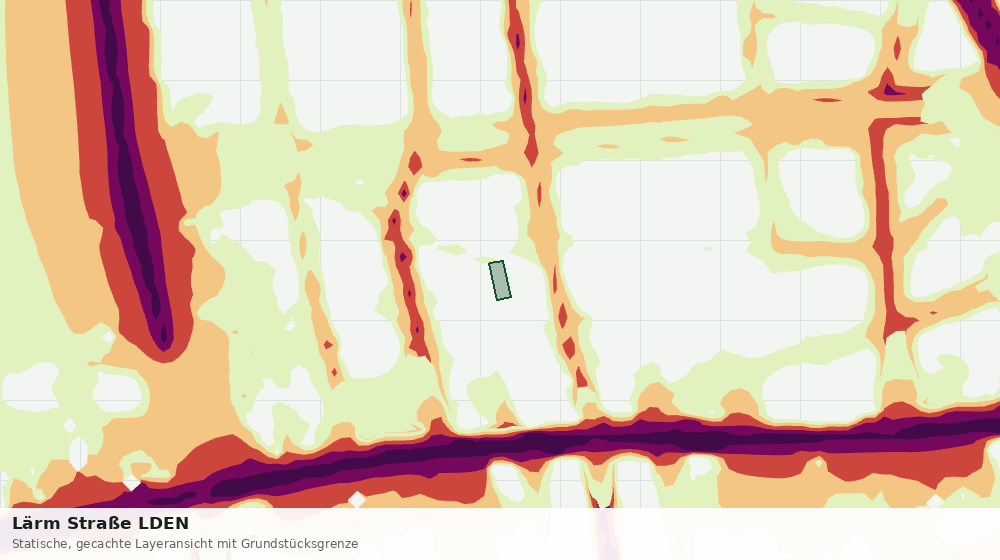 Statische Kartenansicht: Lärm Straße LDEN