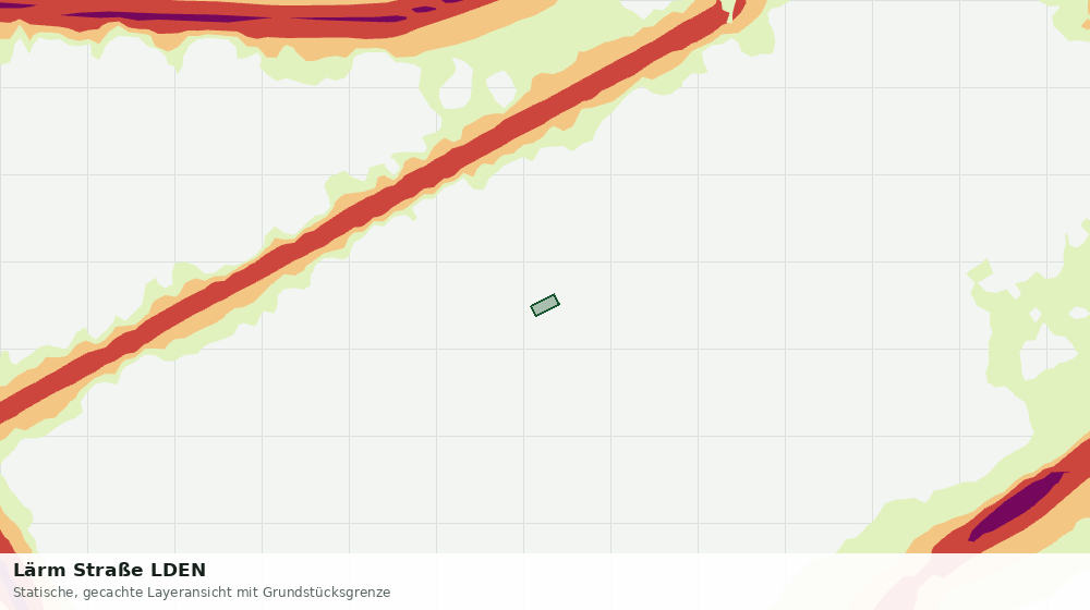 Statische Kartenansicht: Lärm Straße LDEN