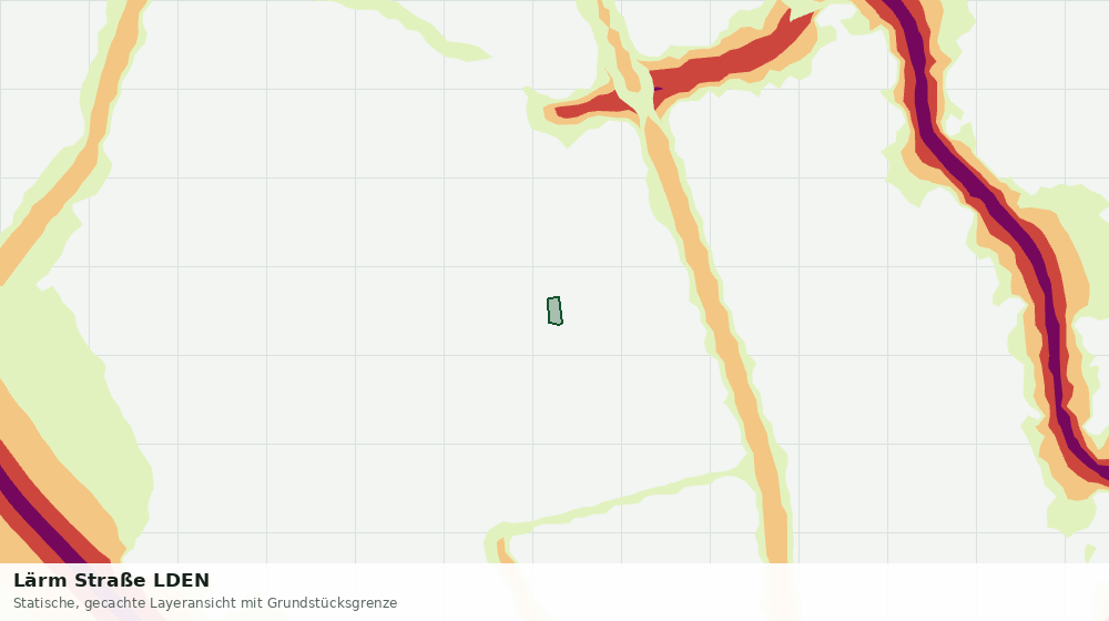 Statische Kartenansicht: Lärm Straße LDEN