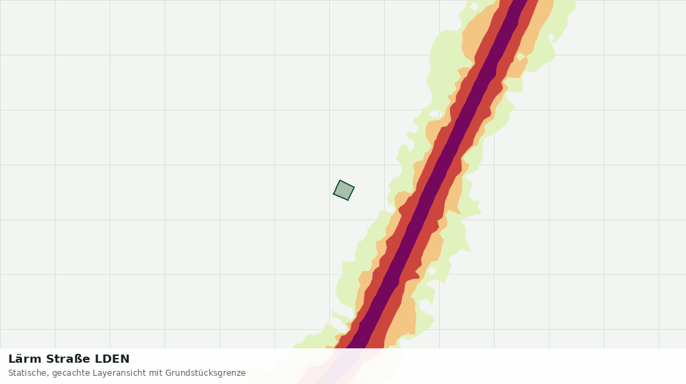 Statische Kartenansicht: Lärm Straße LDEN
