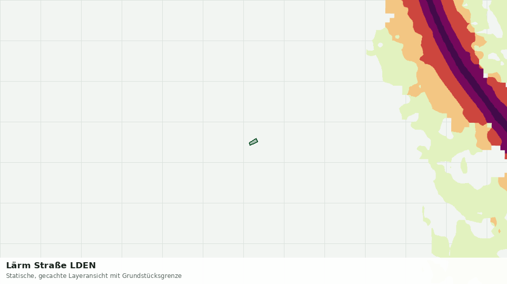 Statische Kartenansicht: Lärm Straße LDEN