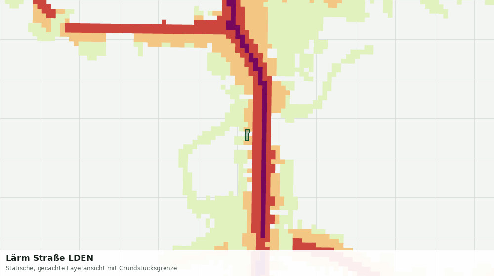 Statische Kartenansicht: Lärm Straße LDEN